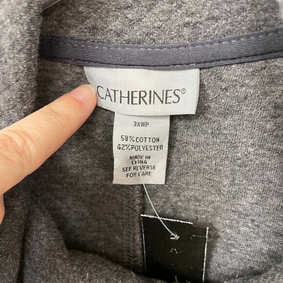 Catherines gray cardigan size 3XP - Picture 2 of 4